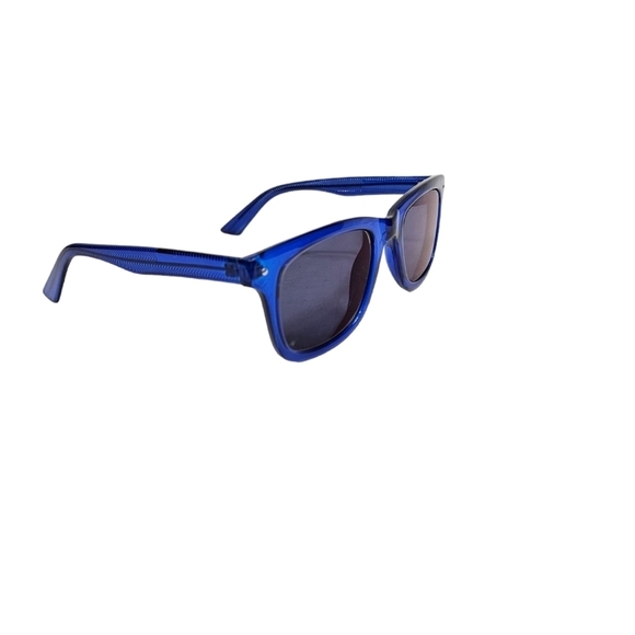 Unbranded Translucent Blue Plastic Frame Horn Rimmed Prescription Eye Glass Kids - Picture 7 of 7